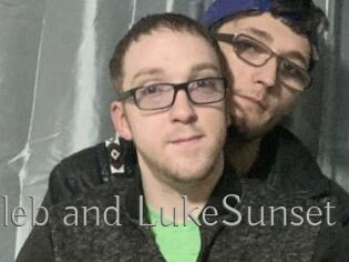 Caleb_and_LukeSunset