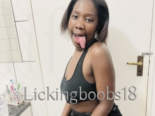 Lickingboobs18