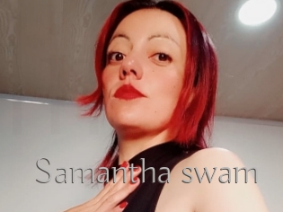 Samantha_swam